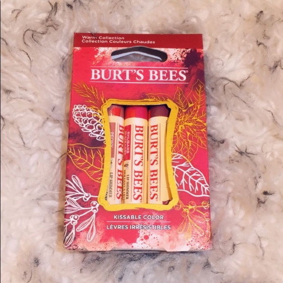 Burt's Bees 3 Lip Shimmers: Peony, Fig and Rhubarb - Picture 2 of 7